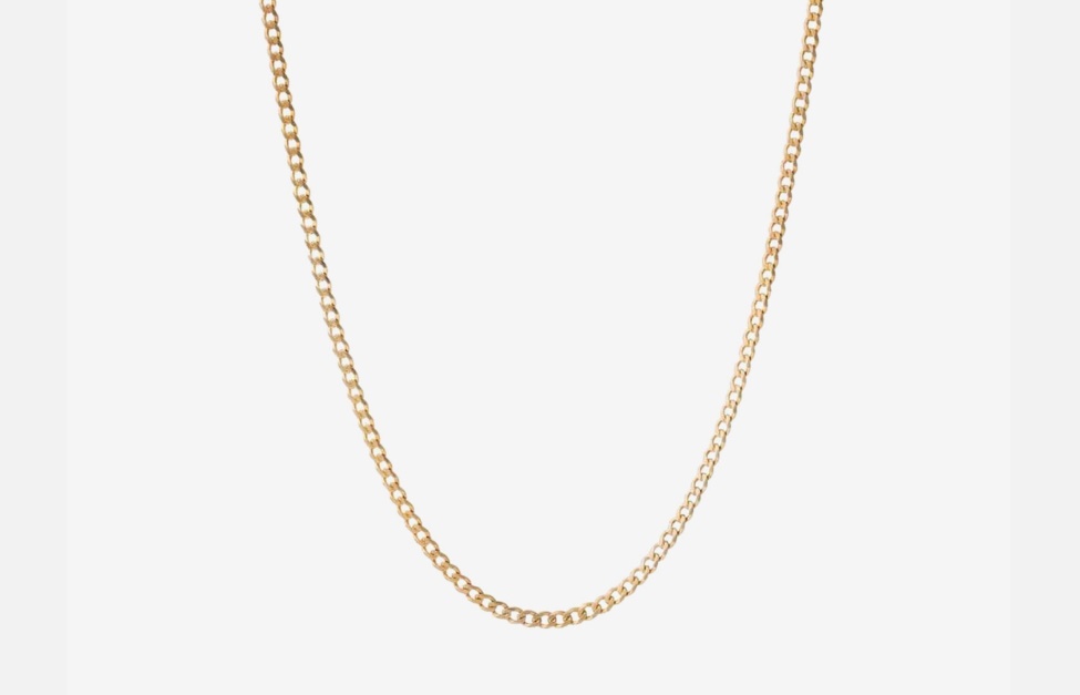 3MM Cuban Chain Gold Oliver Cabell Trendy