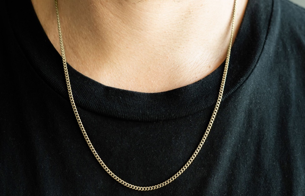 3MM Cuban Chain Gold Oliver Cabell Trendy