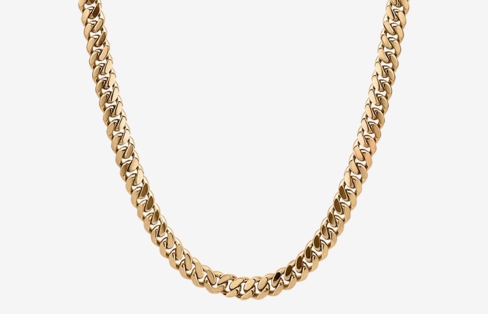 8MM Cuban Chain Gold Oliver Cabell