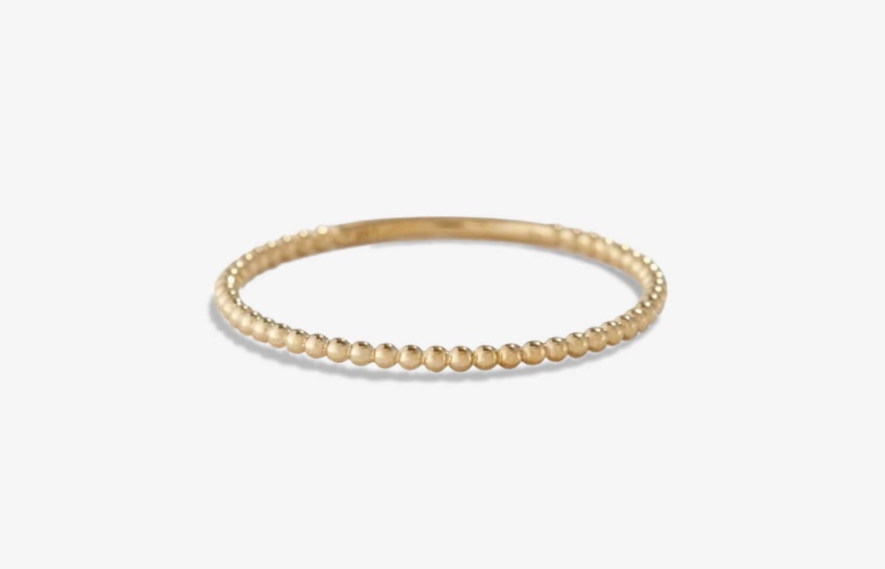 Bead Ring Gold Oliver Cabell