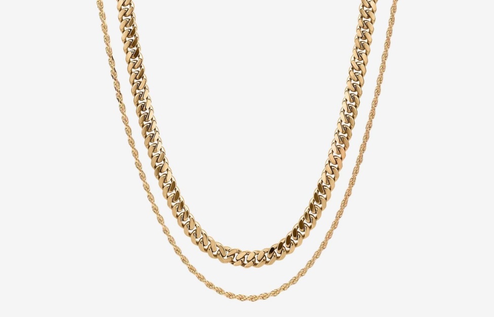 Cuban-Rope Set Gold Oliver Cabell