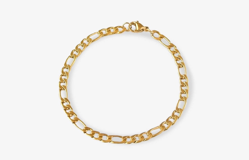 Figaro Chain Bracelet Gold Oliver Cabell