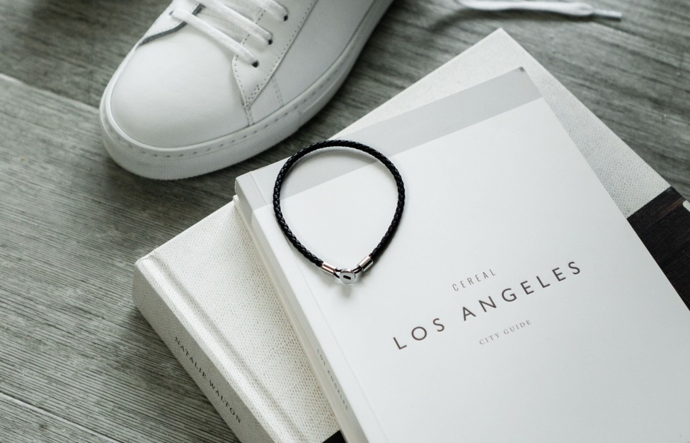 Gordon Leather Bracelet Silver Oliver Cabell