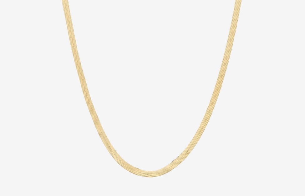 Herringbone Chain Gold Oliver Cabell