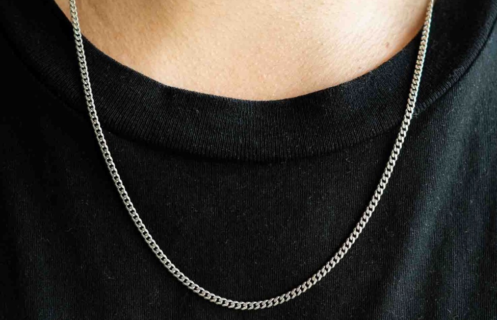 Oliver Cabell 3MM Cuban Chain Silver Trendy