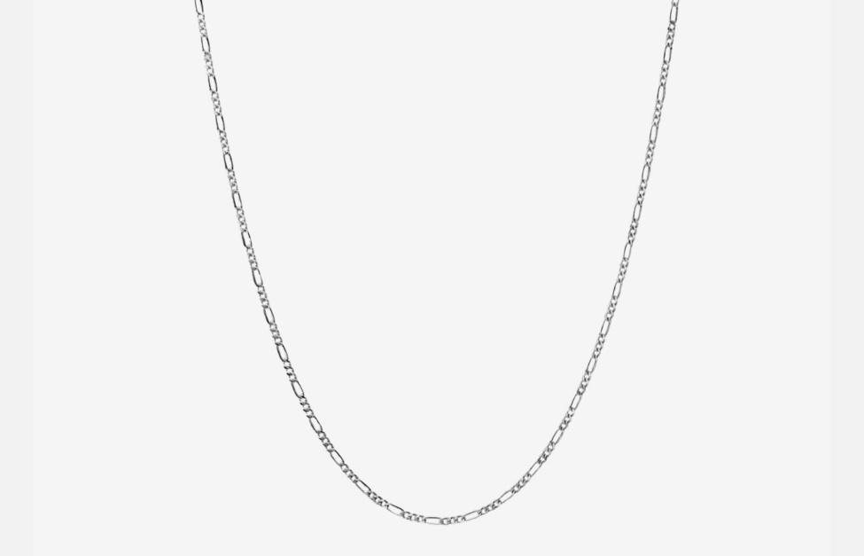 Oliver Cabell 3MM Figaro Chain Silver