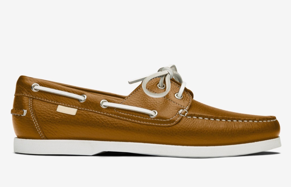 Oliver Cabell Boat Cognac Pebbled