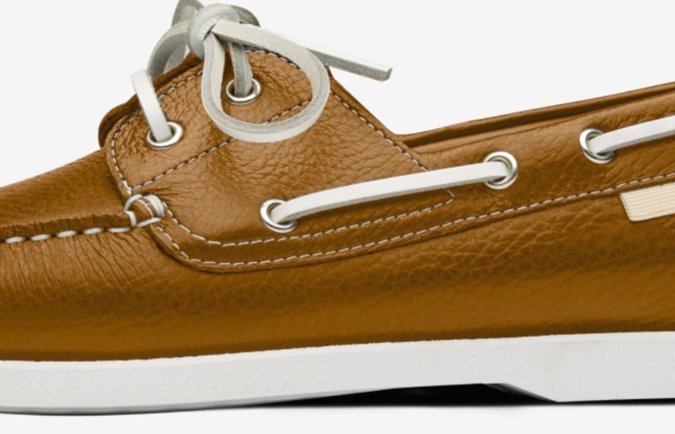 Oliver Cabell Boat Cognac Pebbled