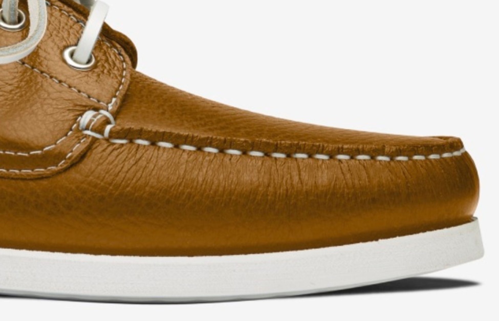 Oliver Cabell Boat Cognac Pebbled