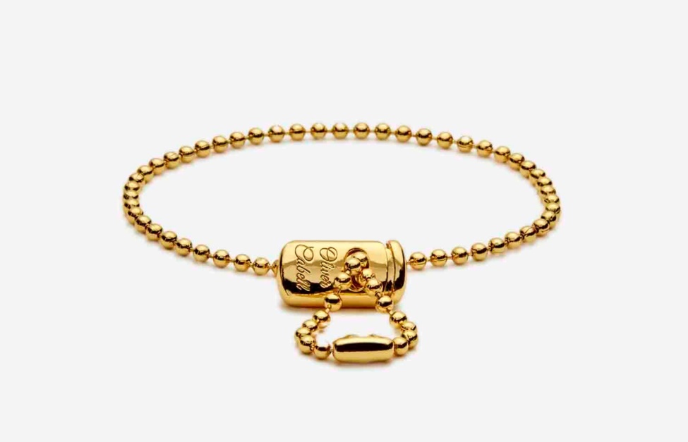 Oliver Cabell Cameron Bead Bracelet Gold