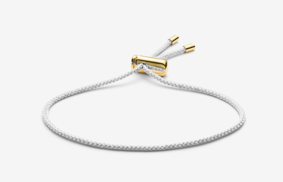 Oliver Cabell Cameron Cord Bracelet White