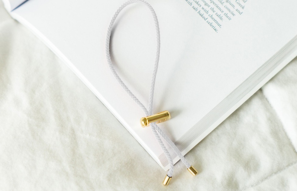 Oliver Cabell Cameron Cord Bracelet White