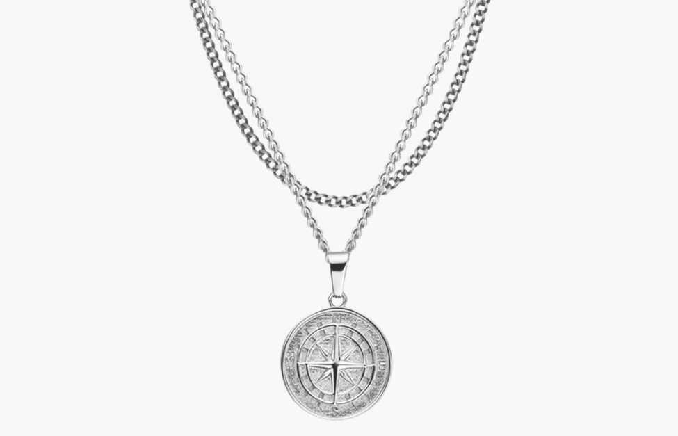Oliver Cabell Compass Set Silver