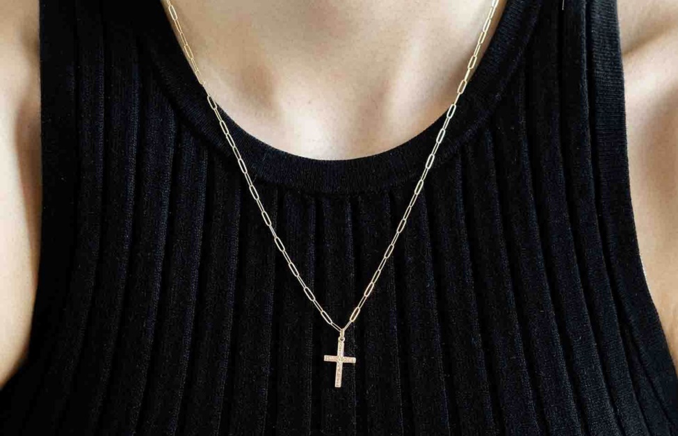Oliver Cabell Cross Necklace Gold