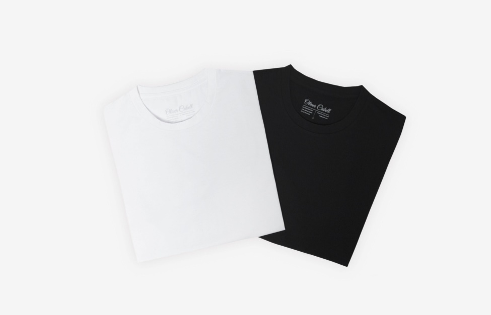 Oliver Cabell Curved Hem Tee White