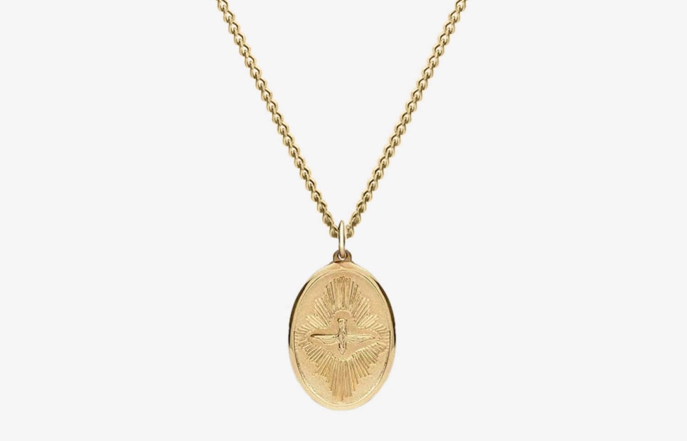 Oliver Cabell Dove Pendant Necklace Gold