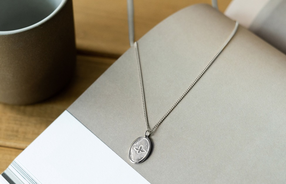 Oliver Cabell Dove Pendant Necklace Silver