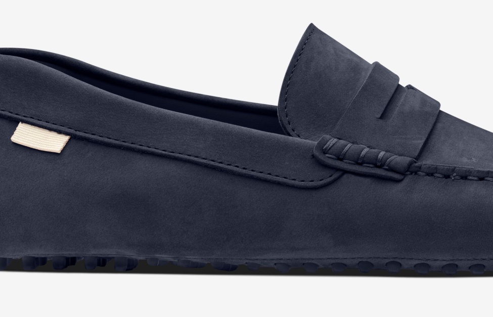 Oliver Cabell Driver Navy Nubuck