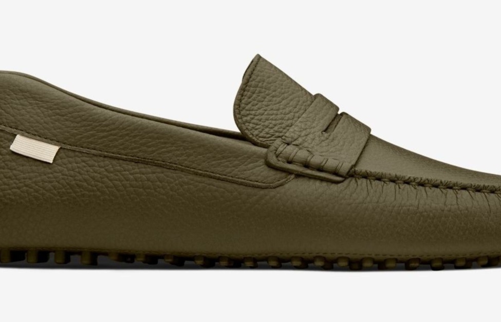 Oliver Cabell Driver Olive Pebbled