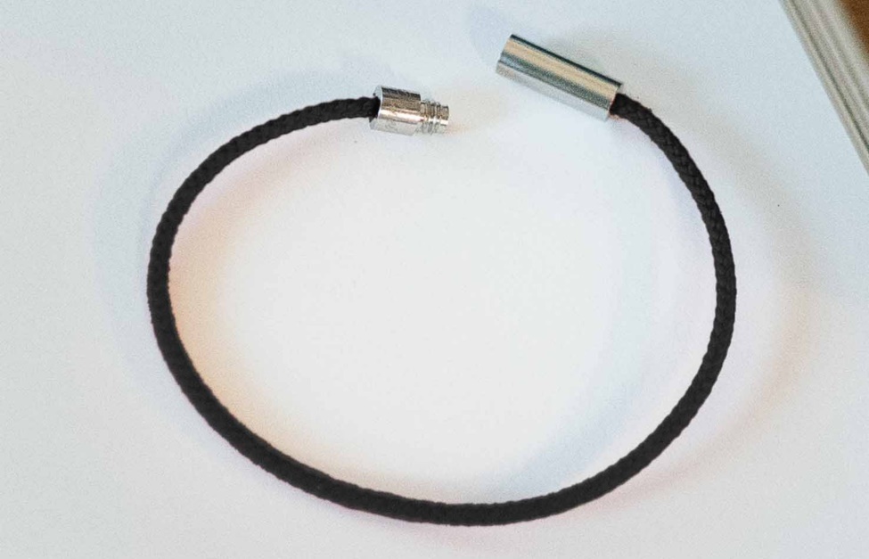 Oliver Cabell Fern Cord Bracelet Black