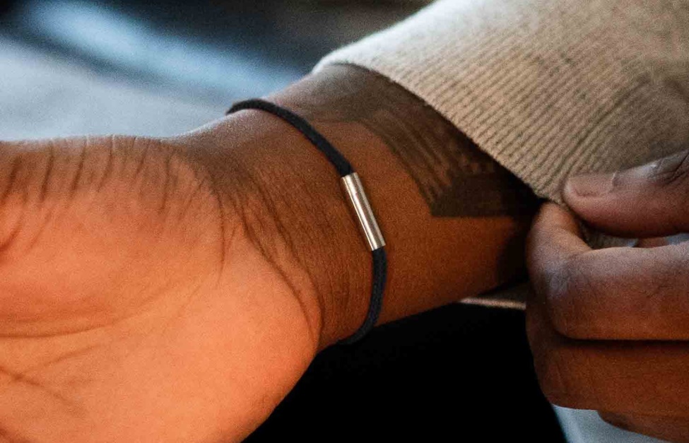 Oliver Cabell Fern Cord Bracelet Black