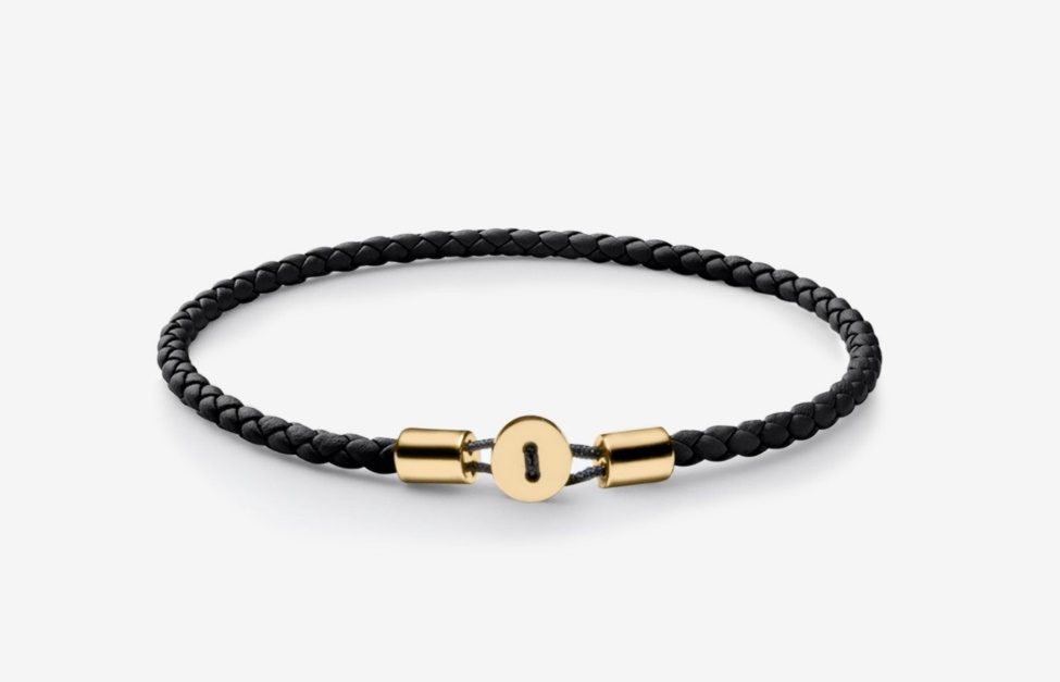 Oliver Cabell Gordon Leather Bracelet Gold