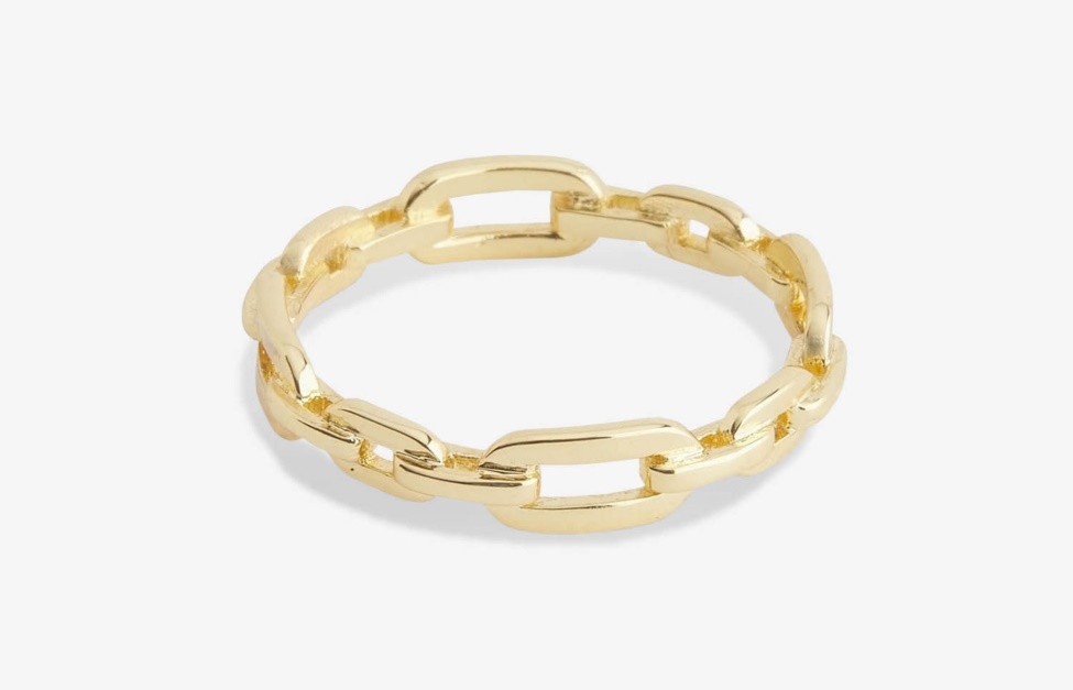 Oliver Cabell Link Ring Gold