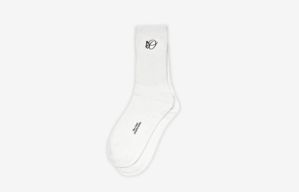 Oliver Cabell Signature Socks White