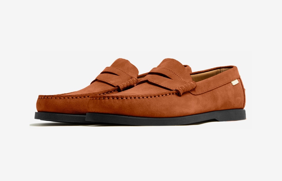 Penny Loafer Chestnut Suede Oliver Cabell