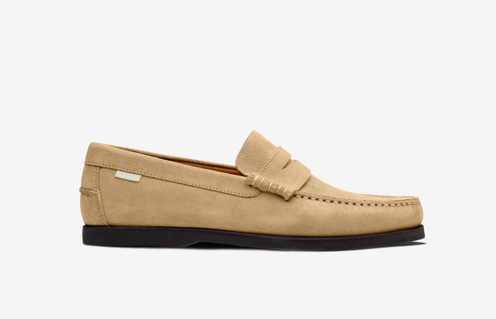 Penny Loafer Sand Suede Oliver Cabell