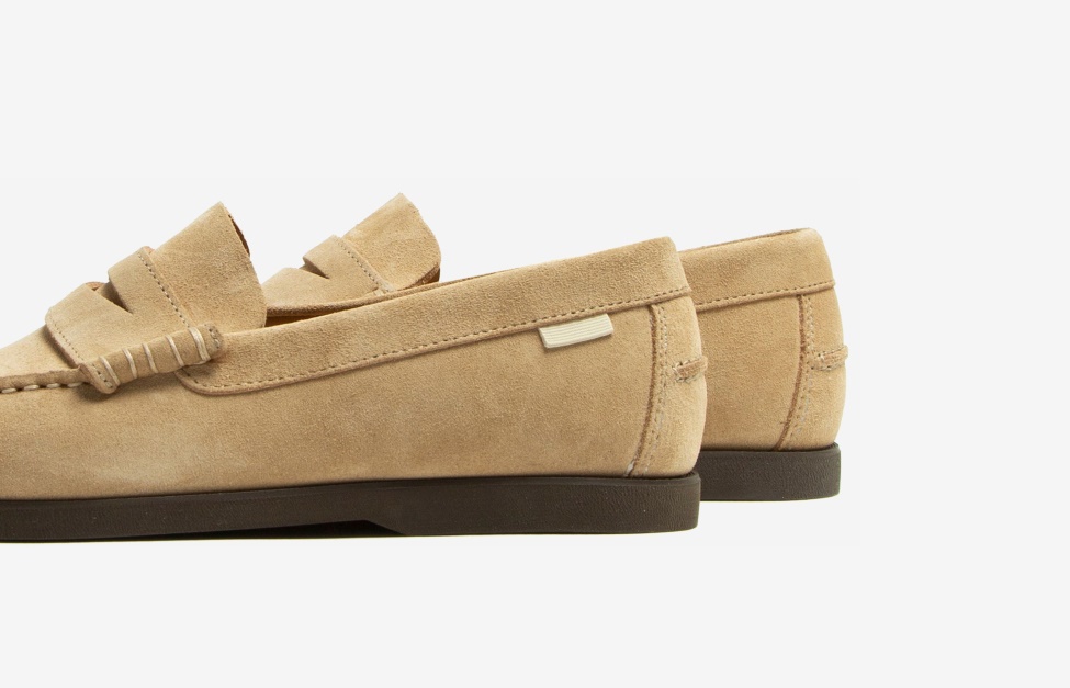 Penny Loafer Sand Suede Oliver Cabell
