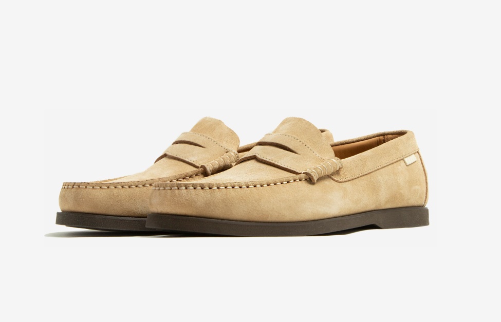Penny Loafer Sand Suede Oliver Cabell