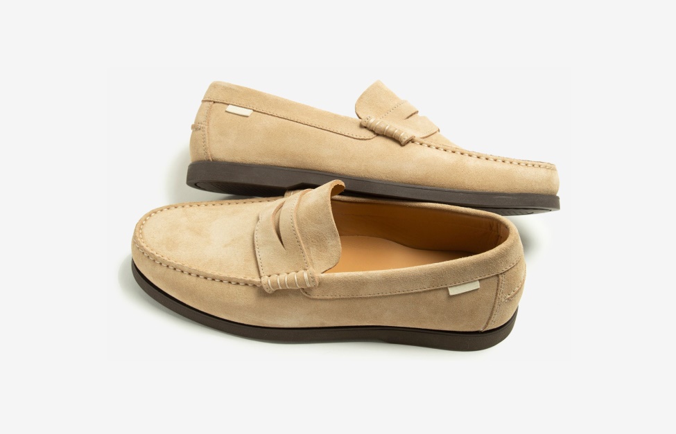 Penny Loafer Sand Suede Oliver Cabell