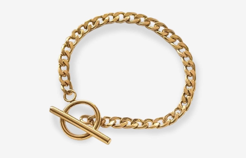 Toggle Chain Bracelet Gold Oliver Cabell