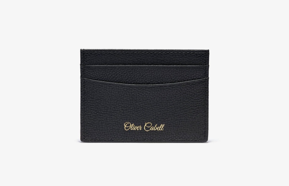 Oliver Cabell Oc Leather Card Holder Black