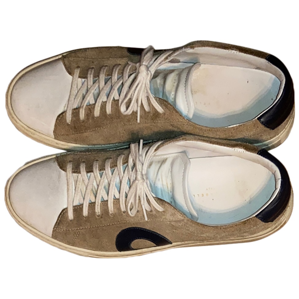 Leather Low Trainers Brown Leather Oliver Cabell Trendy