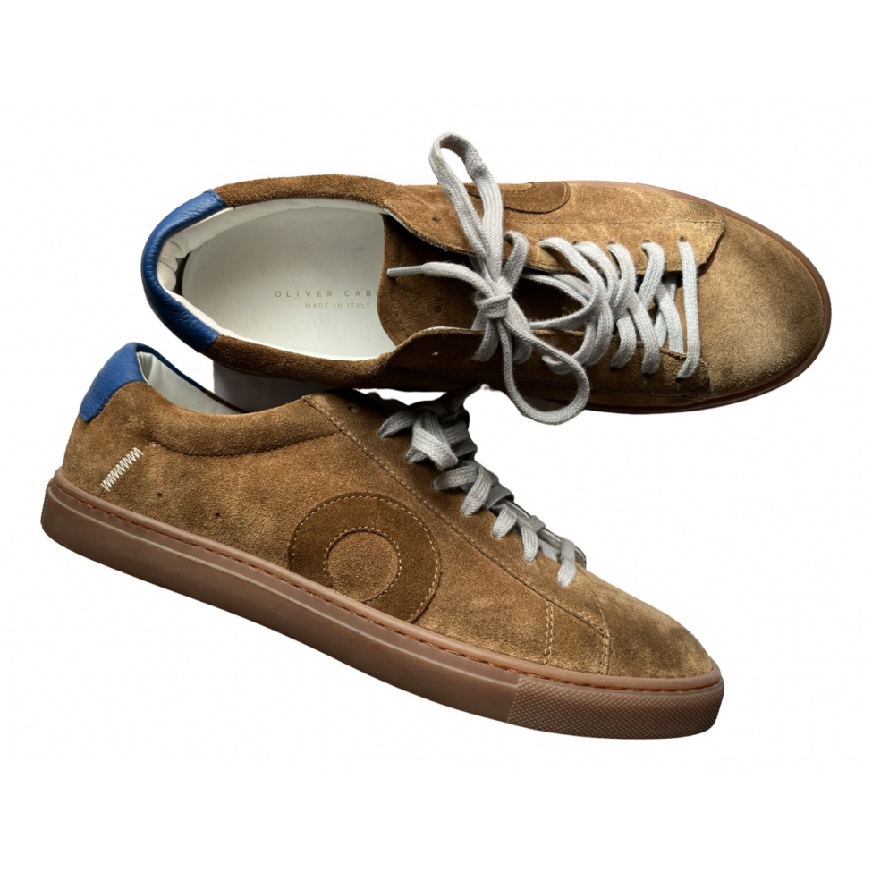 Leather Low Trainers Brown Leather Trendy Oliver Cabell