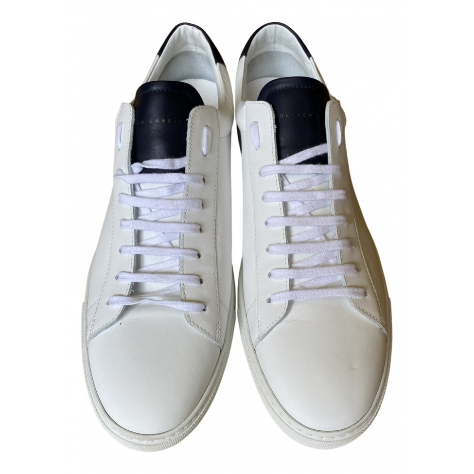 Leather Low Trainers White Leather Trendy Oliver Cabell