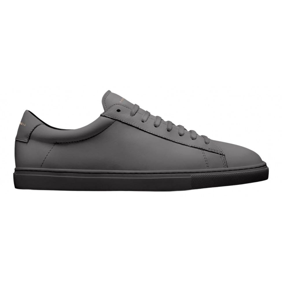 Oliver Cabell Leather Low Trainers Grey Leather